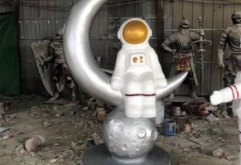 售樓處太空人雕塑 商業(yè)街雕塑 航天擺件