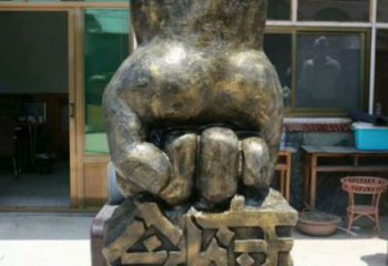 大理握拳雕塑訂做，歐式風(fēng)格，玻璃鋼握拳雕塑廠家選定