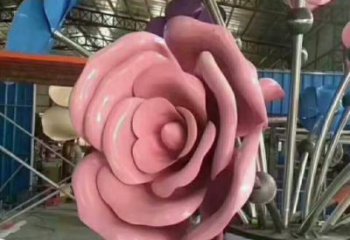 合川牡丹花雕塑工廠優(yōu)選，城市裝飾，牡丹花花朵雕塑供給